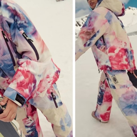 FP Movement by Free People Pants - FP Movement by Free People Multicolor Tie-Dye Jumpsuit